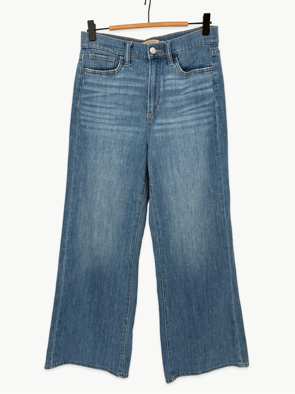 Joe's Jeans The Mia Petite Size 28 in Hot Shot High Rise Wide Leg Jeans Indigo - Picture 6 of 11